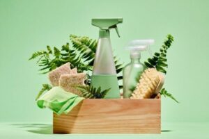 How do eco-friendly cleaning products help the environment