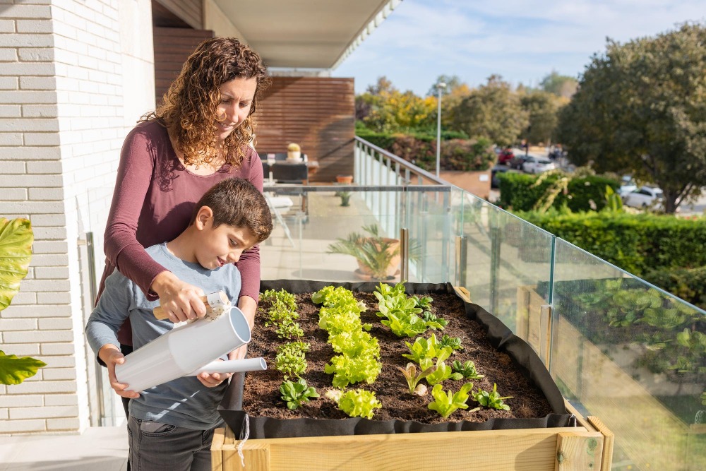 What size tank works best for a small balcony aquaponics system